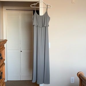 Show Me Your Mumu Caitlin Dress - Charcoal Crisp